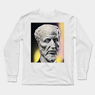 Plotinus Portrait | Plotinus Artwork 9 Long Sleeve T-Shirt